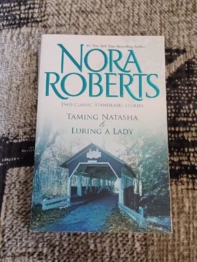 $4 Add-on Nora Roberts "Taming Natasha" & "Luring A Lady" - Paperback (2 In 1)
